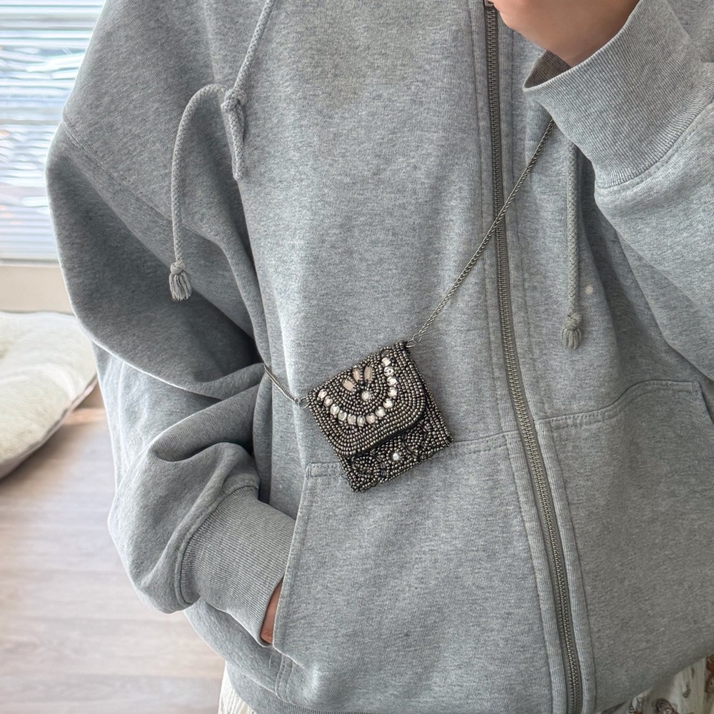 ASOS Vintage style bead bag necklace